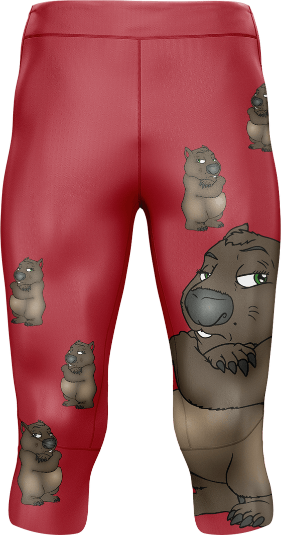 Wally Wombat tights 3/4 or full length - fungear.com.au