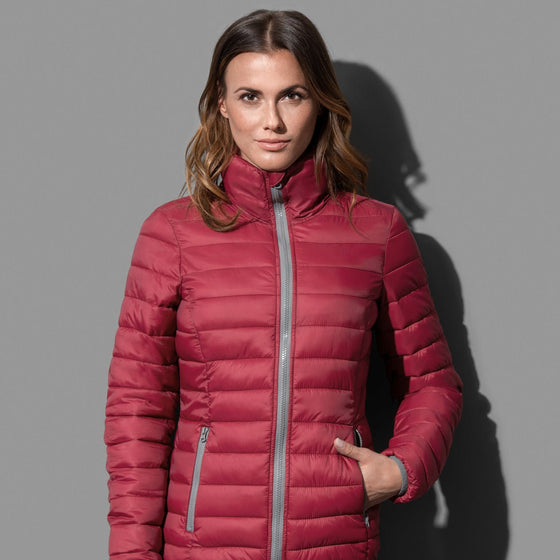 Women's Active Padded Jacket - kustomteamwear.com