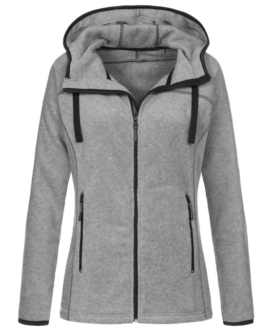 Women's Active Power Fleece Jacket - kustomteamwear.com