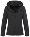 Women's Active Softest Shell Hooded Jacket - kustomteamwear.com