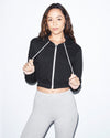 Women's Flex Fleece Cropped Zip Hoodie - kustomteamwear.com