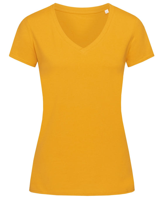 Women's Janet Organic V-neck - kustomteamwear.com