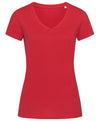 Women's Janet Organic V-neck - kustomteamwear.com