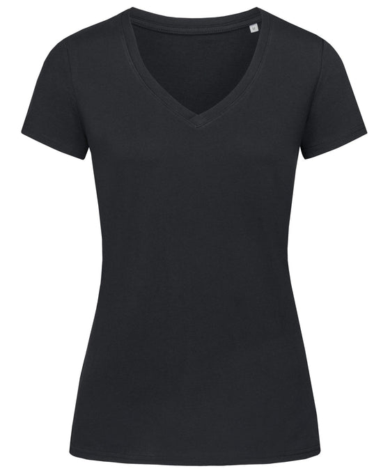 Women's Janet Organic V-neck - kustomteamwear.com