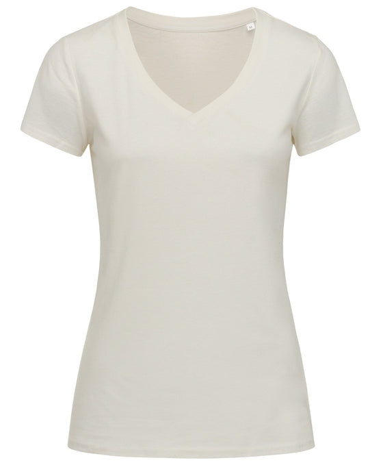 Women's Janet Organic V-neck - kustomteamwear.com