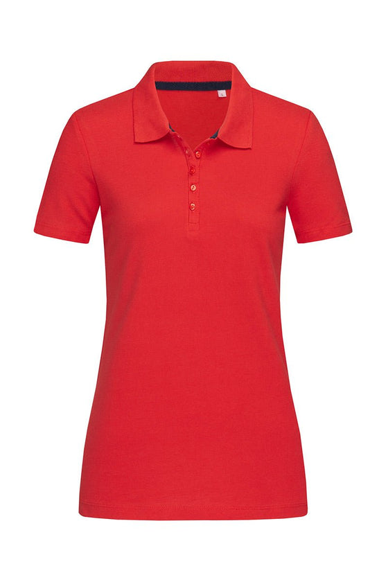 Women's Premium Cotton Polo - kustomteamwear.com