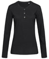 Women's Sharon Henley Long Sleeve - kustomteamwear.com