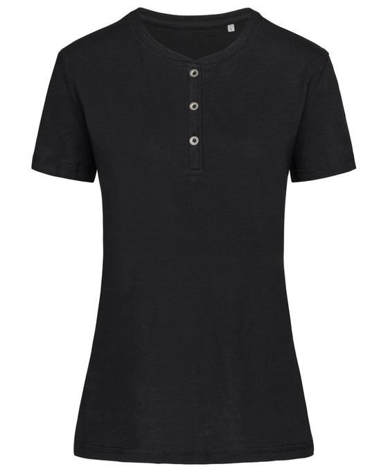 Women's Sharon Henley T-shirt - kustomteamwear.com