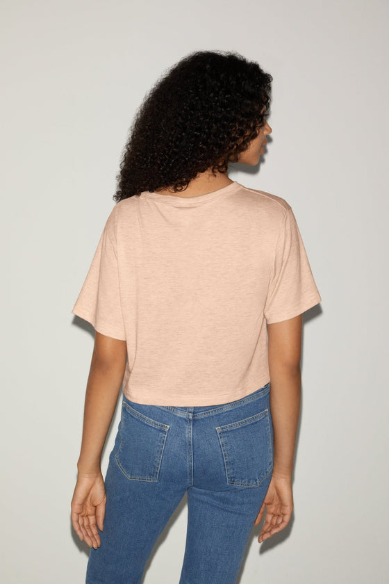 Women's Tri-Blend Cropped Scrimmage T-Shirt - kustomteamwear.com